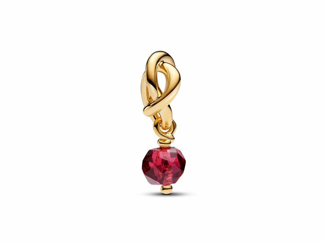 Pandora | Charm | Cercle d'Eternité | Juillet | Rouge | 763462C07