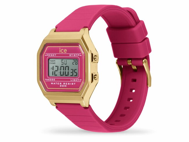 Ice-Watch | Ice | Digitale Retro | Raspberry Sorbet | Small | 022050