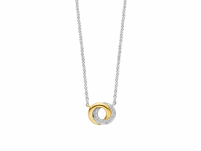 Ti Sento | Collier | Argent Bicolore | Oxyde De Zirconium | 3915ZY