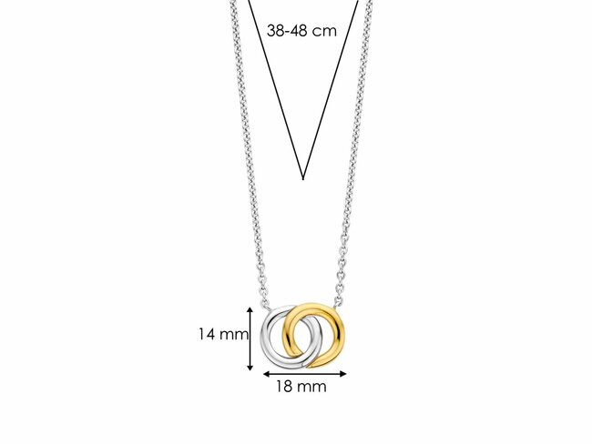 Ti Sento | Collier | Argent | Bicolore | 3822SY