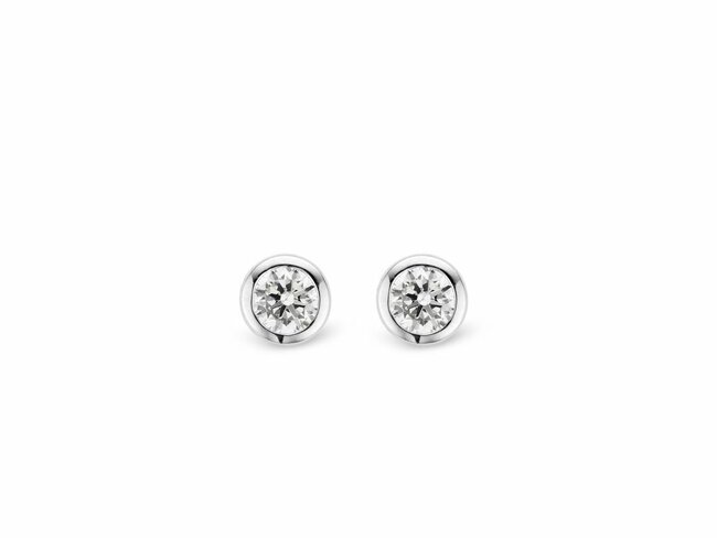 Ti Sento | Boucles d'Oreilles | Argent | Oxyde de Zirconium | 5mm | 7597ZI