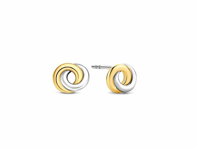 Ti Sento | Boucles d'Oreilles | Argent Bicolore | 7784SY