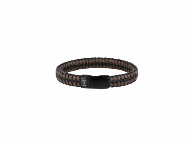 AZE Jewels | Bracelet | Iron Jack Black / Brown | AZ-BL005-O