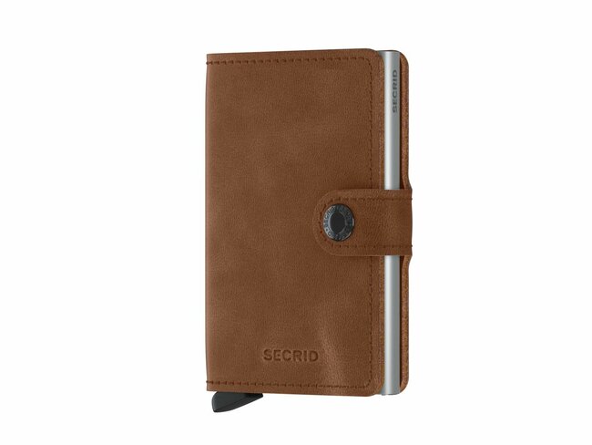 Secrid | Porte-Cartes |Miniwallet | Vintage | MV-Cognac Sil