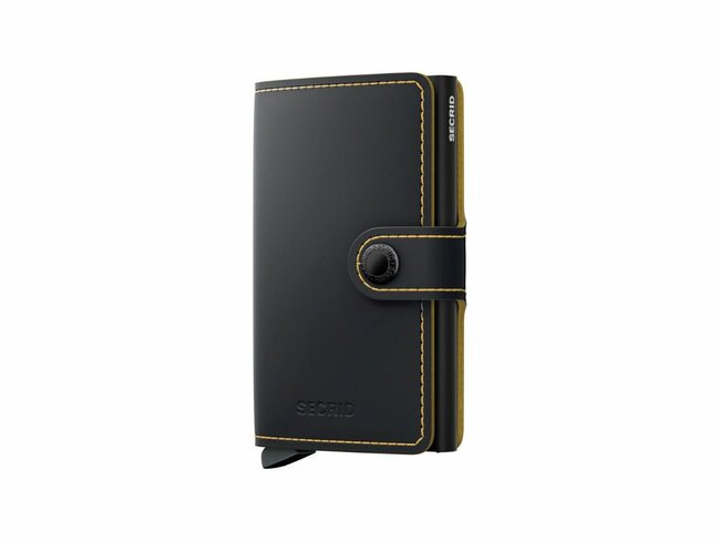 Secrid | Porte-Cartes | Miniwallet | Matte | MM-Black & Ochre