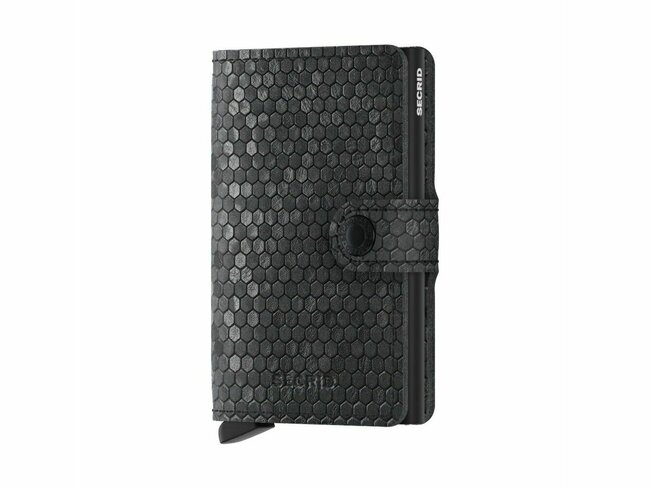 Secrid | Porte-Cartes | Miniwallet | Hexagon | MHe Hexagon Black