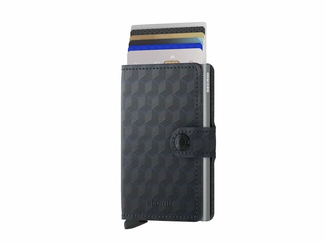 Secrid | Porte-Cartes | Miniwallet | Optical | MOp-Black-Titanium