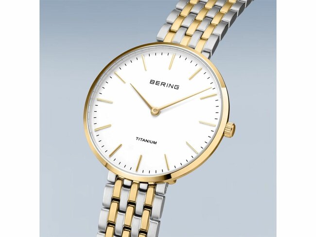 Bering | Femme | Quartz | Titanium | Bicolore | ø34mm | 19334-010