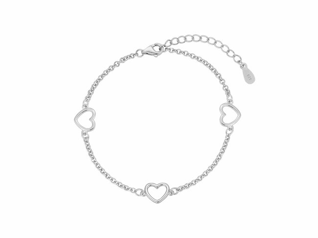 Loumya Teens | Bracelet | Argent | Coeur | 9114853