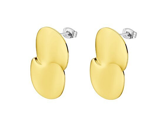 Lotus Style | Boucles d'Oreilles | Acier Inoxydable| Doré | LS2435/4/2