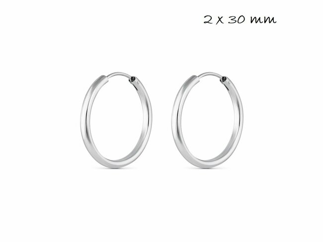 Loumya Silver | Boucles d'Oreilles | Créoles | 9110360