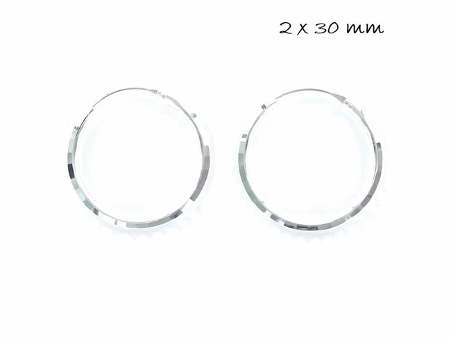 Loumya Silver | Boucles d'Oreilles | Créoles | Argent | 9103705