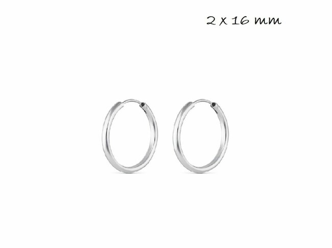 Loumya Silver | Boucles d'Oreilles | Créoles | 9109277