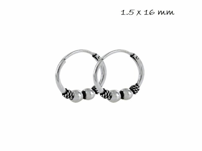 Loumya Teens | Boucles d'Oreilles | Créoles | Argent | 9112848