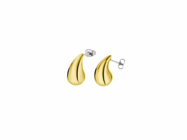 Lotus Style | Boucles d'Oreilles | Acier Inoxydable | Doré | LS2426/4/2