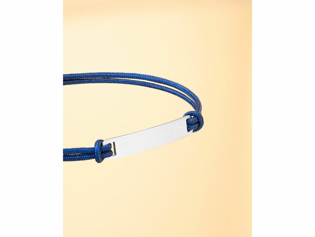 GEMINI | Bracelet | Nylon bleu | Acier | NYL42