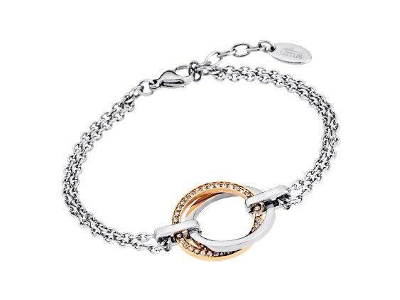 Lotus Style | Bracelet | Acier Inoxydable | Bicolore Rosé | LS1780-2/2