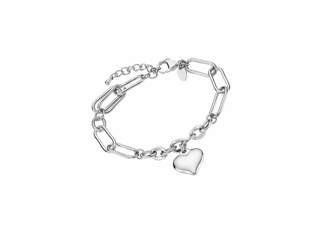 Lotus Style | Bracelet | Acier Inoxydable | Coeur | LS2334/2/1