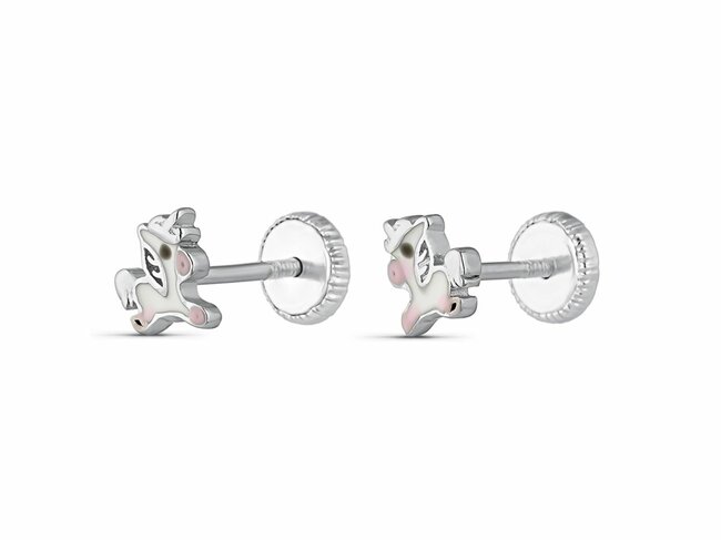 Loumya Kids | Boucles d'Oreilles | Enfants | Argent | Licornes | 9104369