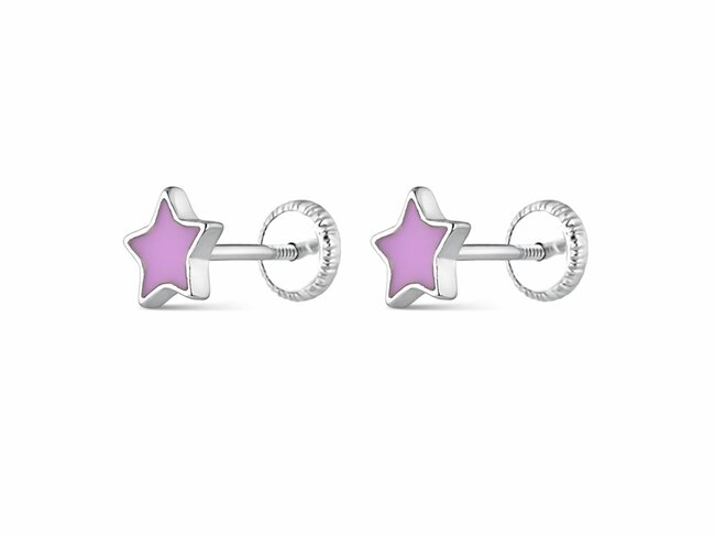 Loumya Silver | Boucles d'Oreilles | Enfants | Argent | Etoiles | 9104368