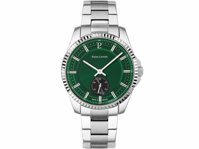 Pierre Lannier | Homme | Quartz | Acier Inoxydable | Vert | 40mm | 246G171