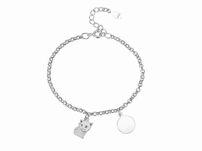 Loumya Steel | Bracelet | Enfant | Argent | Chat | 9113512