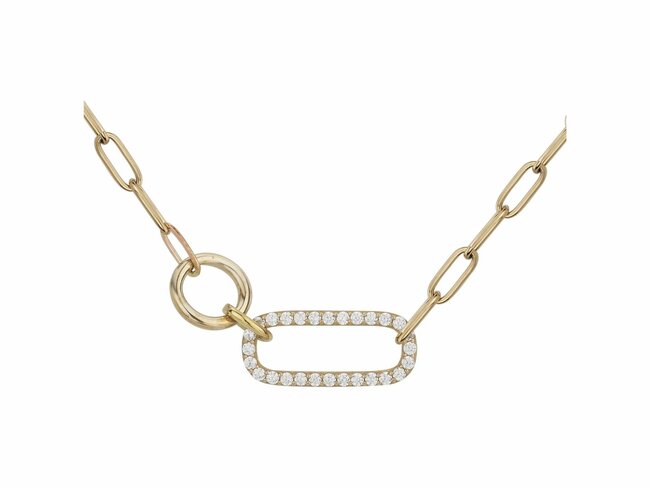 Loumya Silver | Collier | Plaqué Or | Oxyde de Zirconium | 66700098