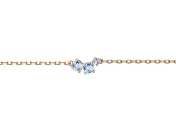 Loumya Silver | Bracelet | Plaqué Or | Spinelle Synthétique | 66300047