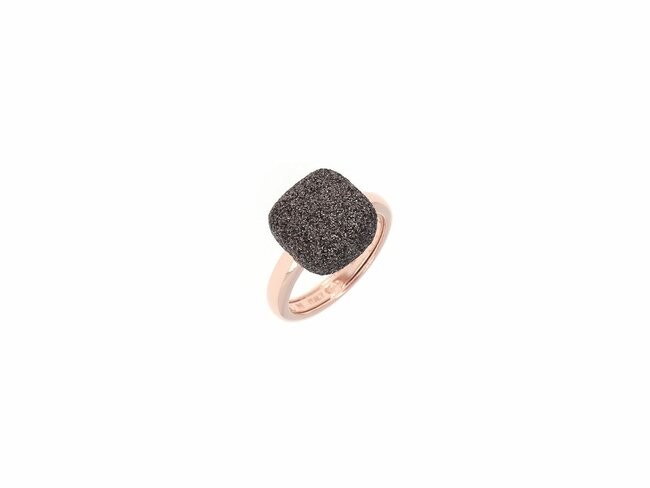 Pesavento | Bague | Argent Rosé | Polvere Brown | WPLVA1251