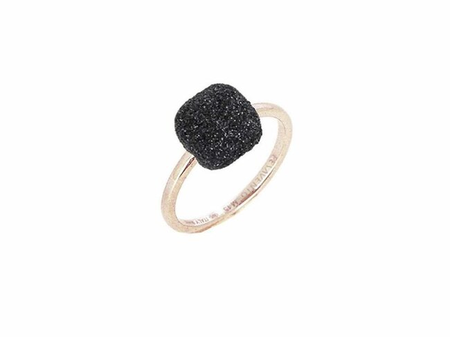 Pesavento | Bague | Argent Rosé | Poussière Noire | WPLVA2243