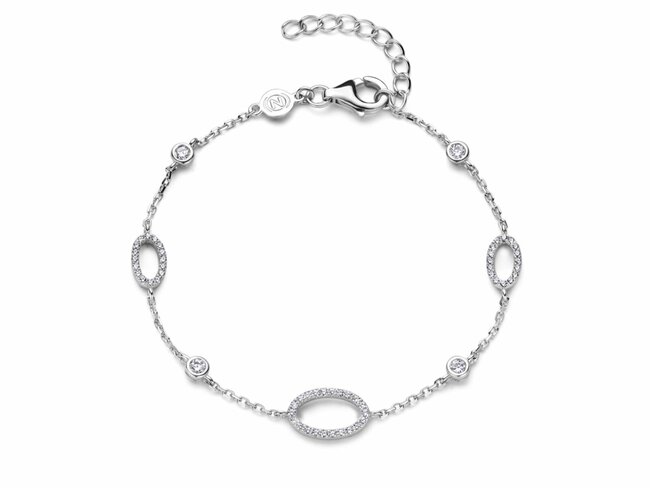 Naiomy Silver | Bracelet | Argent | oxyde de Zirconium | N4S62