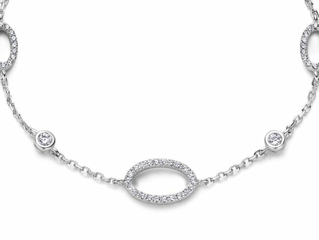 Naiomy Silver | Bracelet | Argent | oxyde de Zirconium | N4S62