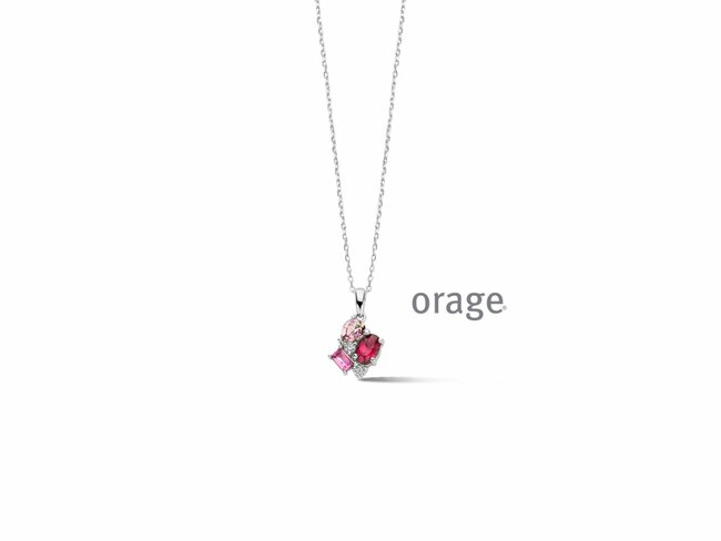 Orage | Collier | Argent | Oxyde de Zirconium | BA037