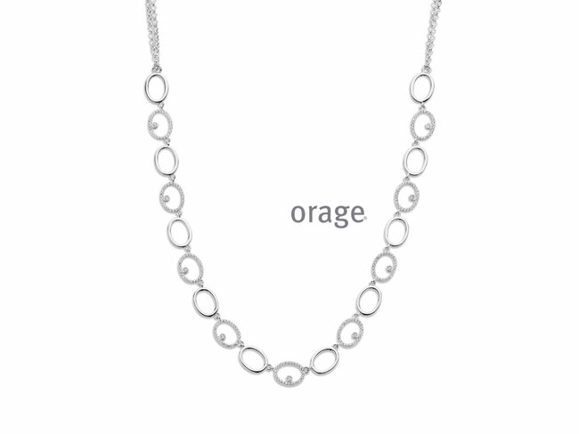 Orage | Collier | Argent | Oxyde de Zirconium | BA088