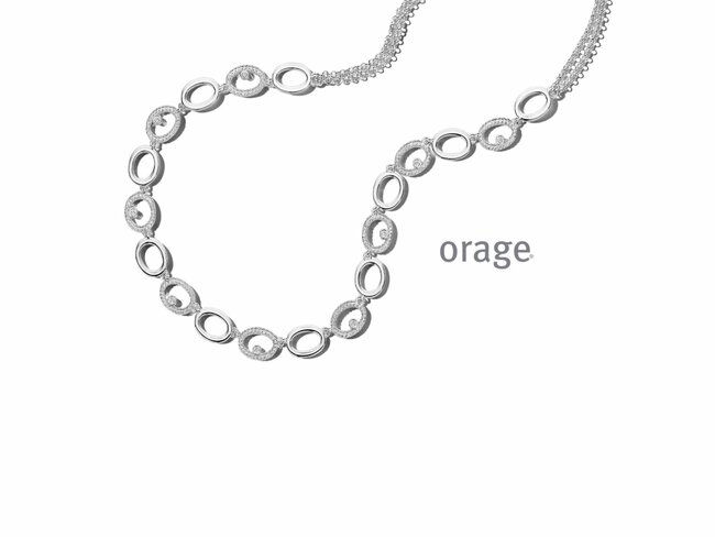 Orage | Collier | Argent | Oxyde de Zirconium | BA088