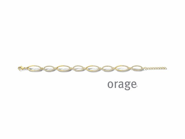 Orage | Bracelet | Plaqué Or | Oxyde de Zirconium | BA117