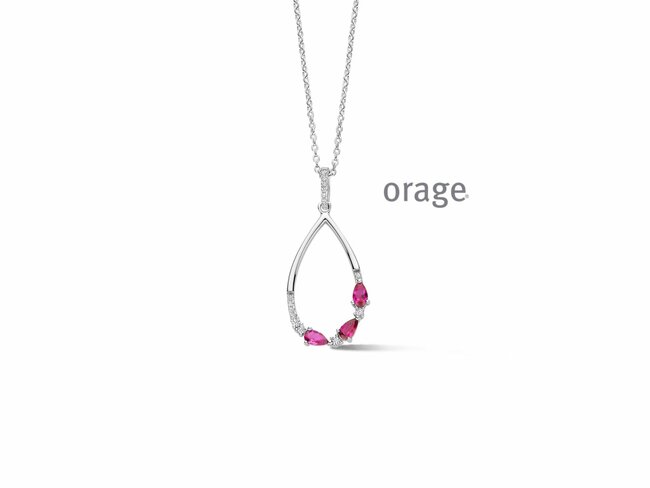 Orage | Collier | Argent | Oxyde de Zirconium | BA035