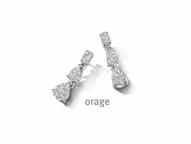 Orage | Boucles d'Oreilles | Argent | Oxyde de Zirconium | BA064