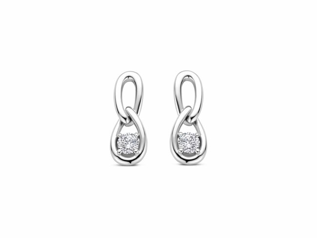 Naiomy Silver | Boucles d'Oreilles | Argent | Oxyde de Zirconium | N4R62