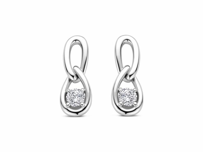 Naiomy Silver | Boucles d'Oreilles | Argent | Oxyde de Zirconium | N4R62