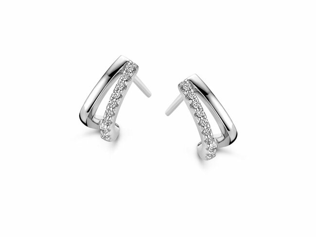 Naiomy Silver | Boucles d'Oreilles | Argent | Oxyde de Zirconium | N4S59