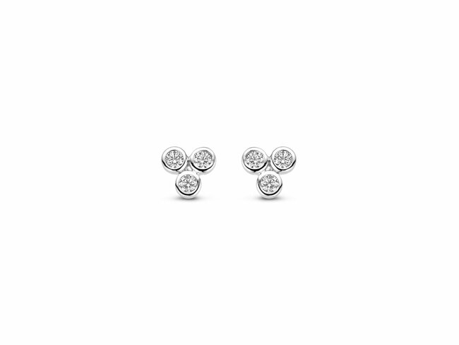 Naiomy Silver | Boucles d'Oreilles | Argent | Oxyde de Zirconium | N4R68