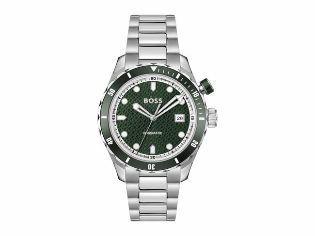 Hugo / Boss | Homme | Bossmatic | Hybride | Acier Inoxydable | Vert | 42mm | 1514178