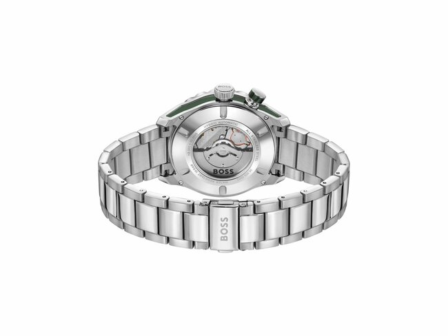 Hugo / Boss | Homme | Bossmatic | Hybride | Acier Inoxydable | Vert | 42mm | 1514178