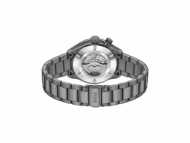 Hugo / Boss | Homme | Bossmatic | Hybride | PVD Gris | Gris Foncé | 42mm | 1514213