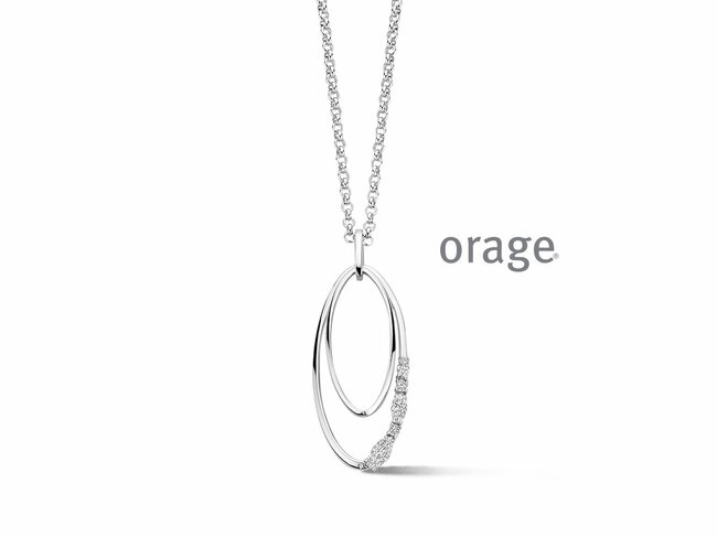 Orage | Collier | Argent | Oxyde de Zircornium | BA057