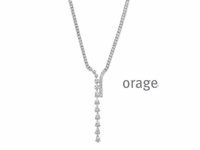 Orage | Collier | Argent | Oxyde de Zirconium | BA065