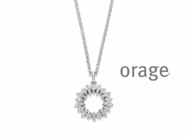 Orage | Collier | Argent | Oxyde de Zirconium | BA070