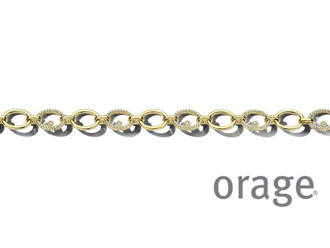 Orage | Bracelet | Plaqué Or | Oxyde de Zirconium | BA090