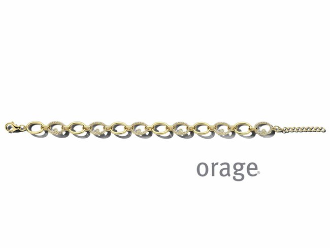 Orage | Bracelet | Plaqué Or | Oxyde de Zirconium | BA090